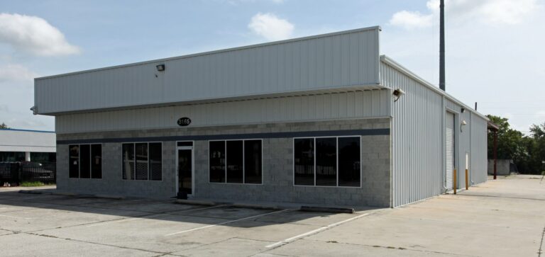 Freestanding Retail/Service Building with Fenced in Outside Storage
